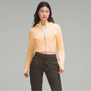Lululemon Cropped Zip Up “Summer Glow”
